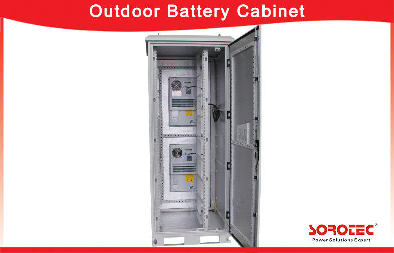 Outdoor IP55 Waterproof Battery Cabinet with Heat Exchanger for Telecom
